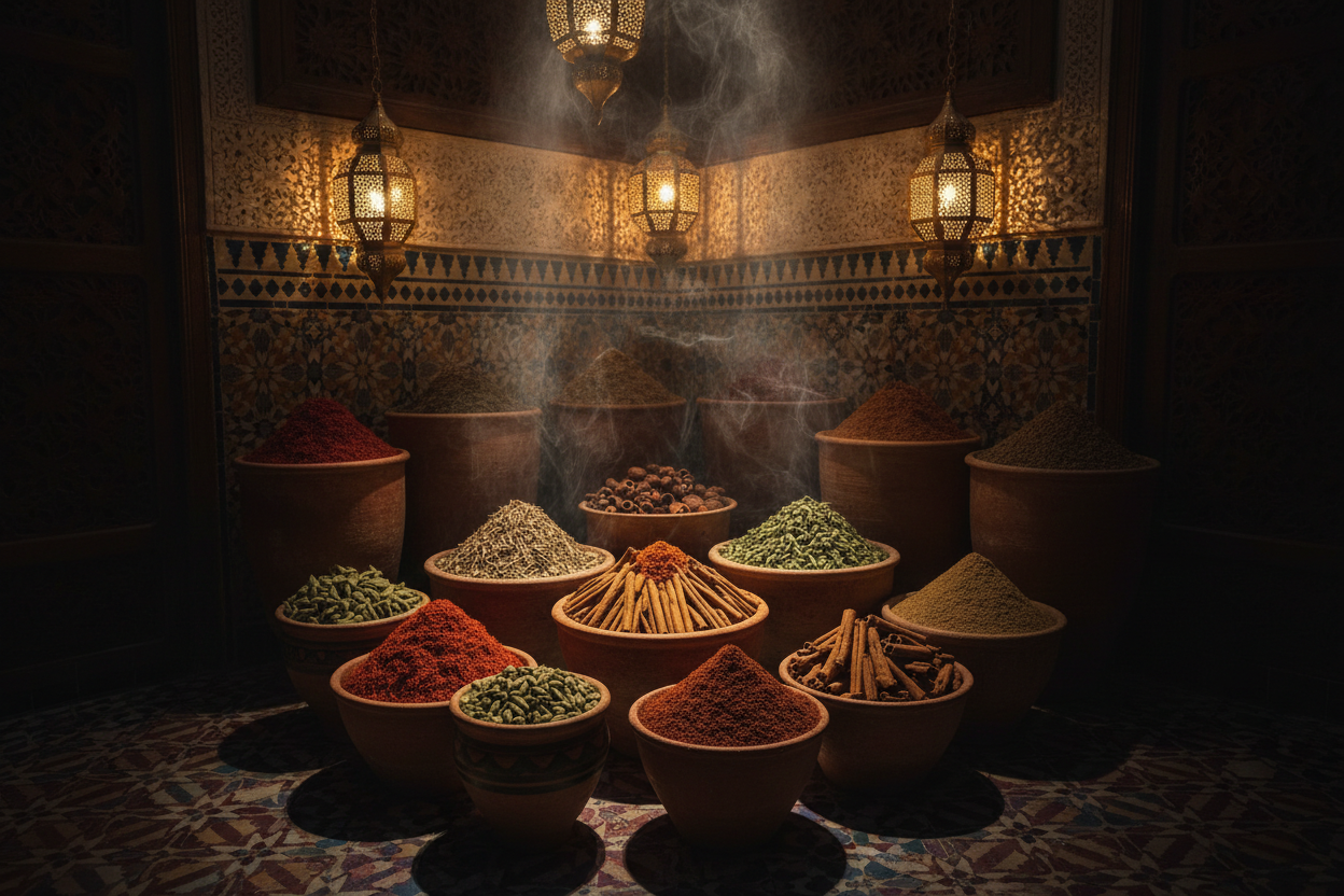 Moroccan spice garden dark 
