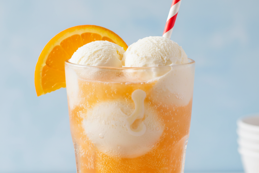 Orange Creamsicle float 